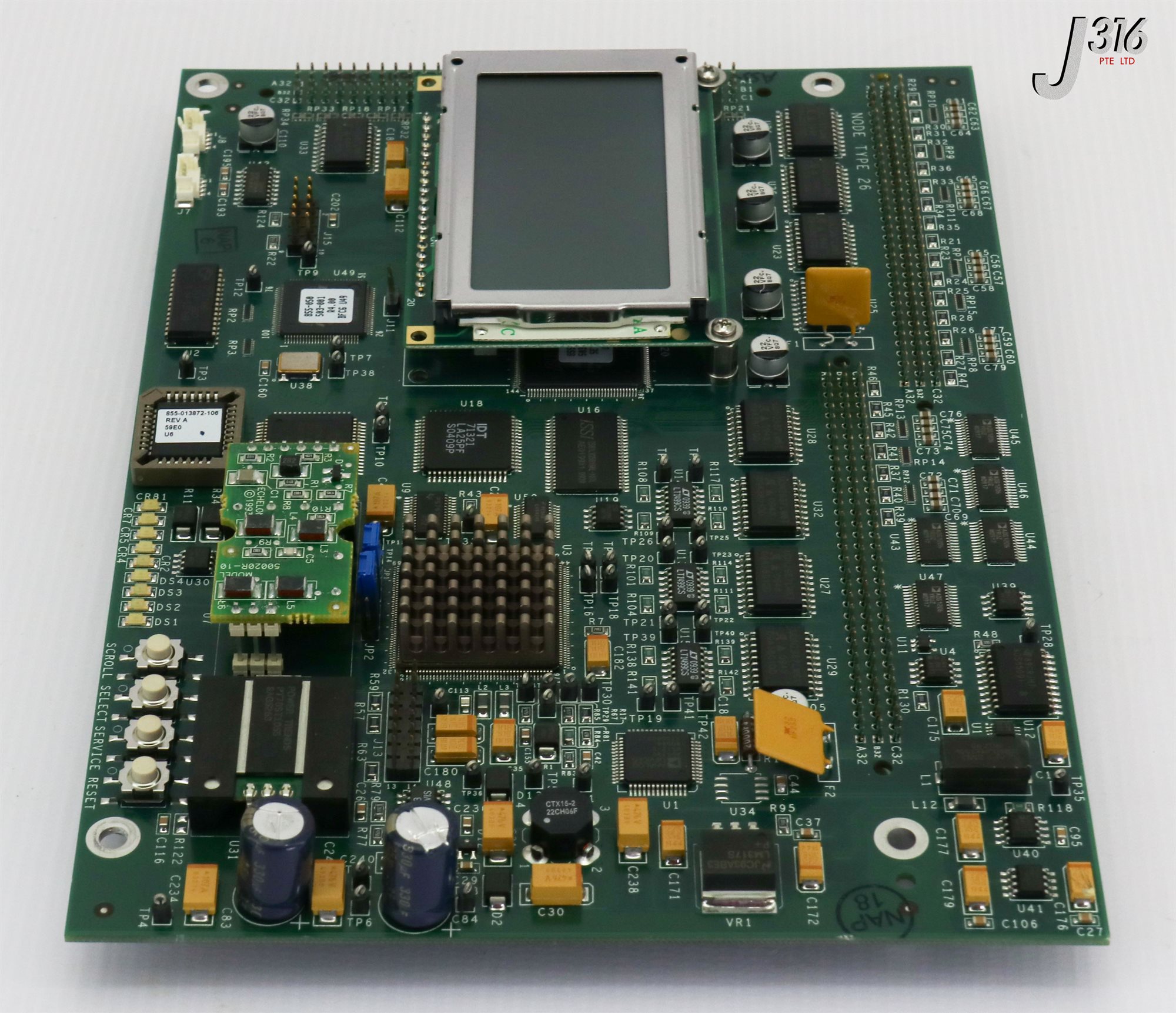 16851 LAM RESEARCH PCB NODE TYPE 26 W/ GA932700 & 50020R-10 810